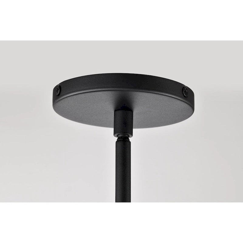 Suspension LED Longford 20 pouces, lentille en acrylique noir texturé - Noir texturé