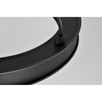 Suspension LED Longford 20 pouces, lentille en acrylique noir texturé - Noir texturé