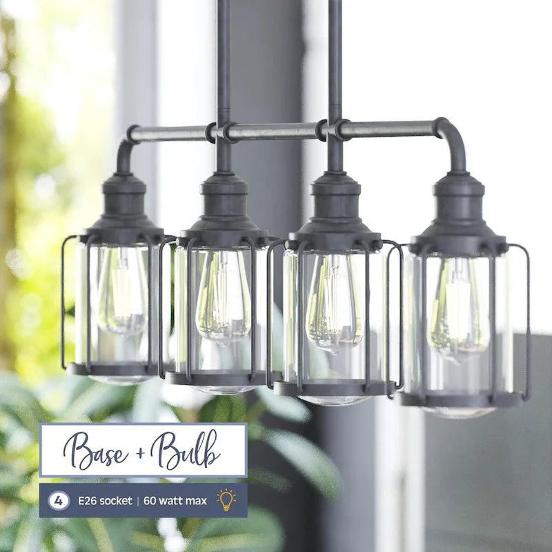 Suspension Prominence Home Lincoln Woods, une lumière, noir mat