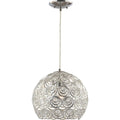 Volume Lighting 1-light Indoor Chrome Hanging Pendant