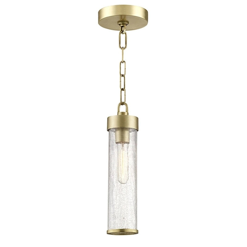 Hudson Valley Soriano 1-light Aged Brass Pendant