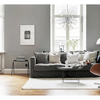 Suspension Timber 8 lumières chromée