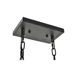 Suspension Resolute 3 lumières noire