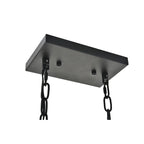 Suspension Resolute 3 lumières noire