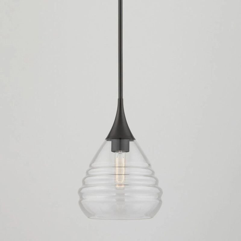 Pendentif Marissa de 33 cm (13 pouces) de Mitzi by Hudson Valley avec verre transparent