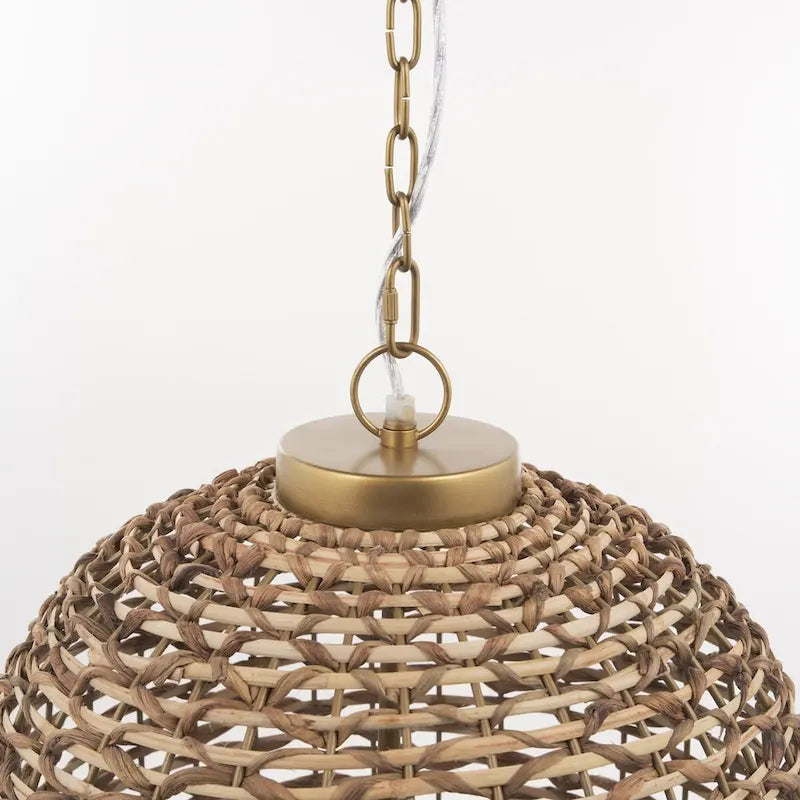 Suspension haute Sana en jonc de mer - 44,5 cm (L) x 44,5 cm (l) x 66 cm (H)