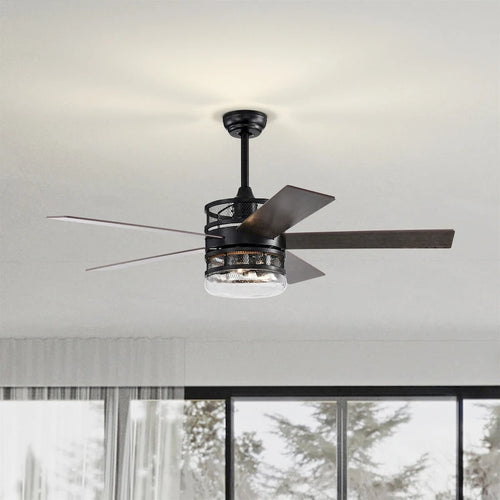 52-inch 5-blade Lighted Ceiling Fan