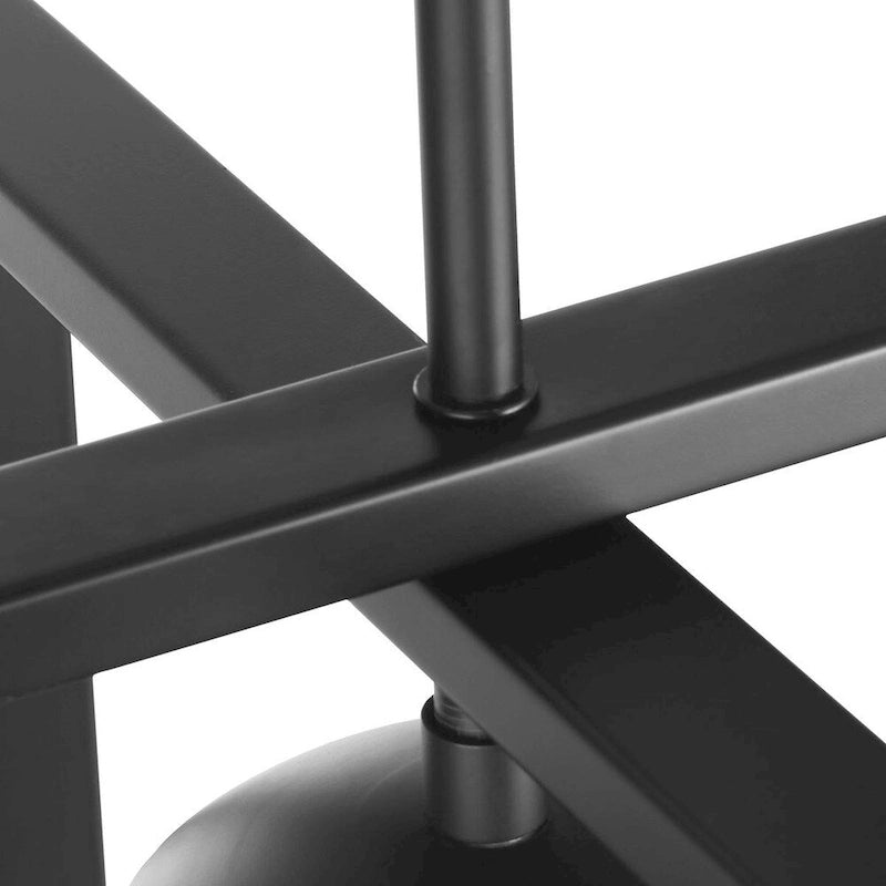 Suspension Atwell Collection noire à deux lumières - 23,620 x 16,340 x 16,340