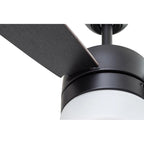 Ventilateur de plafond intelligent d'intérieur moderne 52 Prominence Home Enoki IO, noir mat