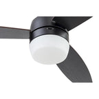 Ventilateur de plafond intelligent d'intérieur moderne 52 Prominence Home Enoki IO, noir mat