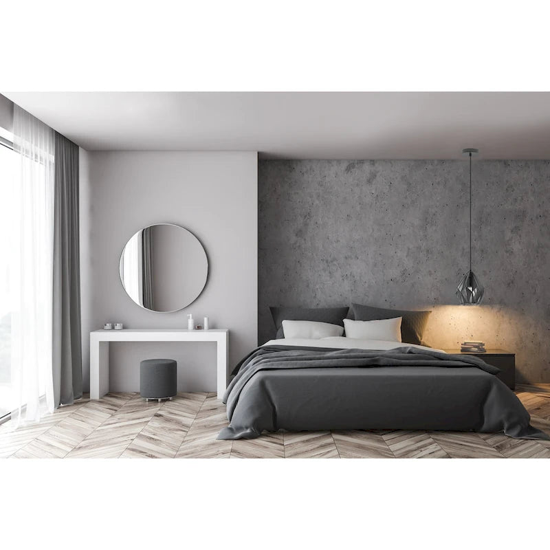 Suspension géométrique Eglo Carlton 3 noire et argentée à 1 lumière