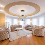 Suspension à 2 LED en chrome poli - Chrome poli