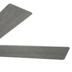 Ventilateur de plafond Kichler Verdi 56 pouces à DEL, finition nickel brossé, pales argentées et bois flotté