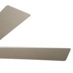 Ventilateur de plafond Kichler Verdi 56 pouces à DEL, finition nickel brossé, pales argentées et bois flotté