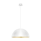 Eglo Gaetano White and Gold Leaf LED Bowl Pendant