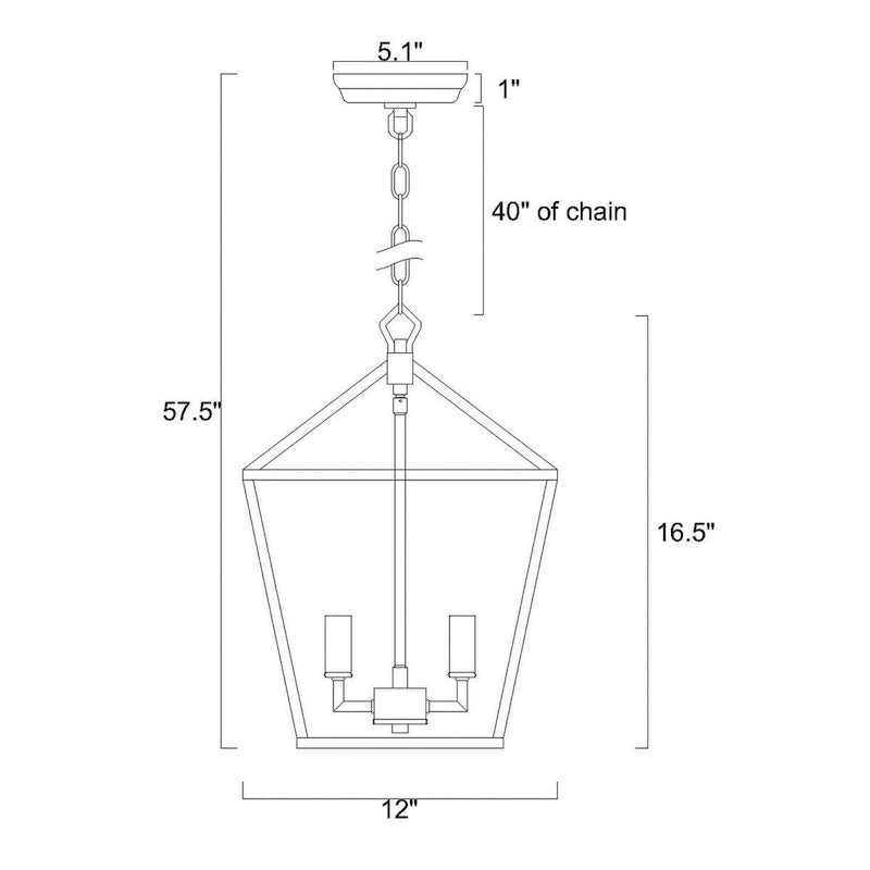 Suspension Renzo 12 po à 4 lumières, style ferme, blanche, avec abat-jour en métal ajouré - Non disponible