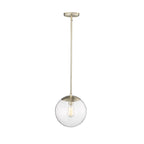 Suspension Avell 1 lumière de Millennium Lighting avec abat-jour en verre transparent