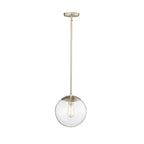 Suspension Avell 1 lumière de Millennium Lighting avec abat-jour en verre transparent