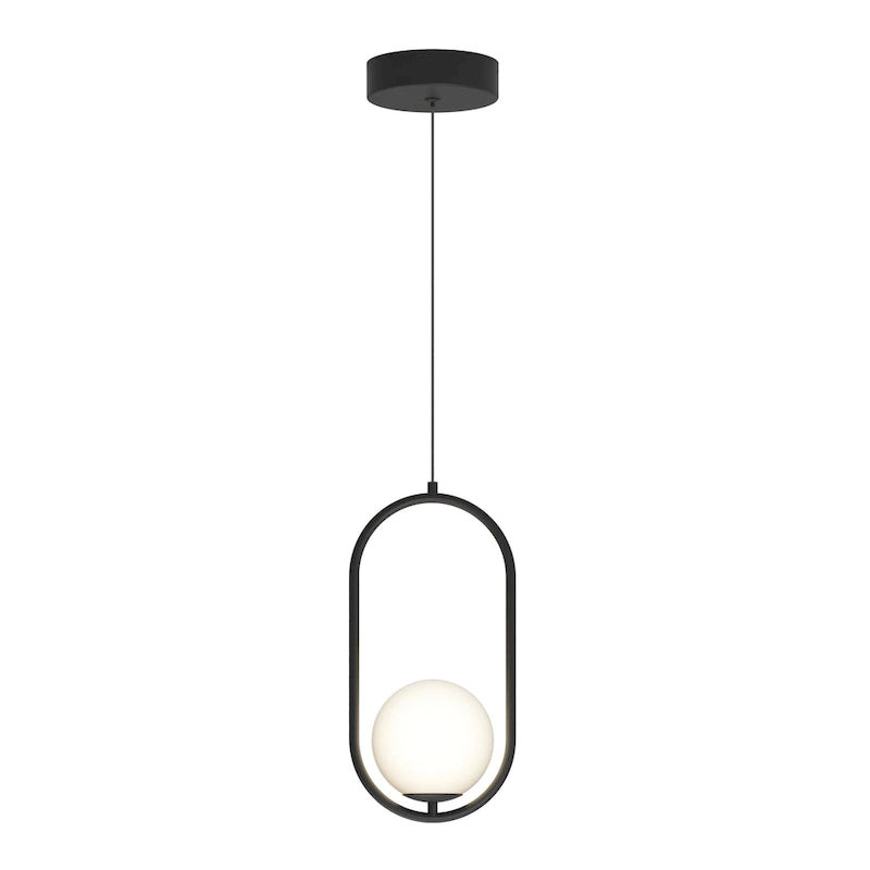 Artika Bloom Mini Pendant Ceiling Light, 3CCT, Black