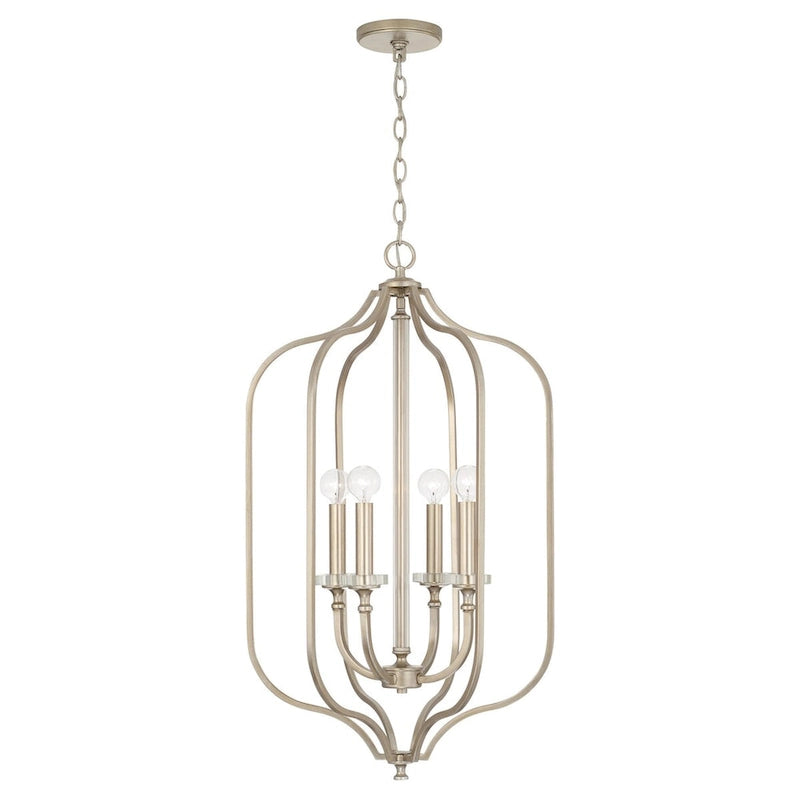 Breigh 4-light Brushed Champagne Foyer Pendant