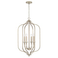 Breigh 4-light Brushed Champagne Foyer Pendant