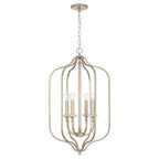 Breigh 4-light Brushed Champagne Foyer Pendant