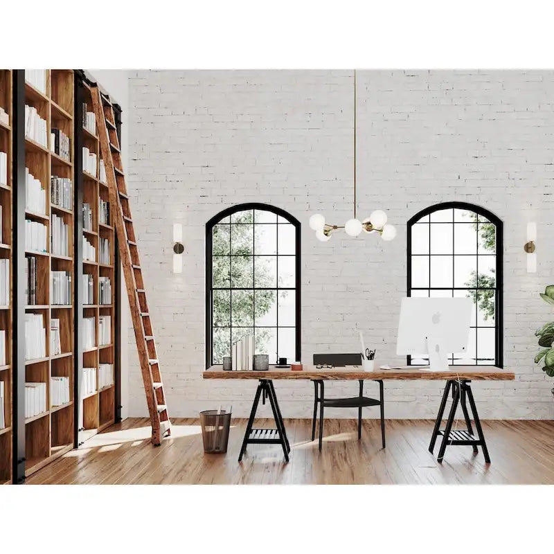 Kit d'extension de tige finition plâtre blanc - Plâtre blanc - 1,27 cm x 1,27 cm x 61 cm