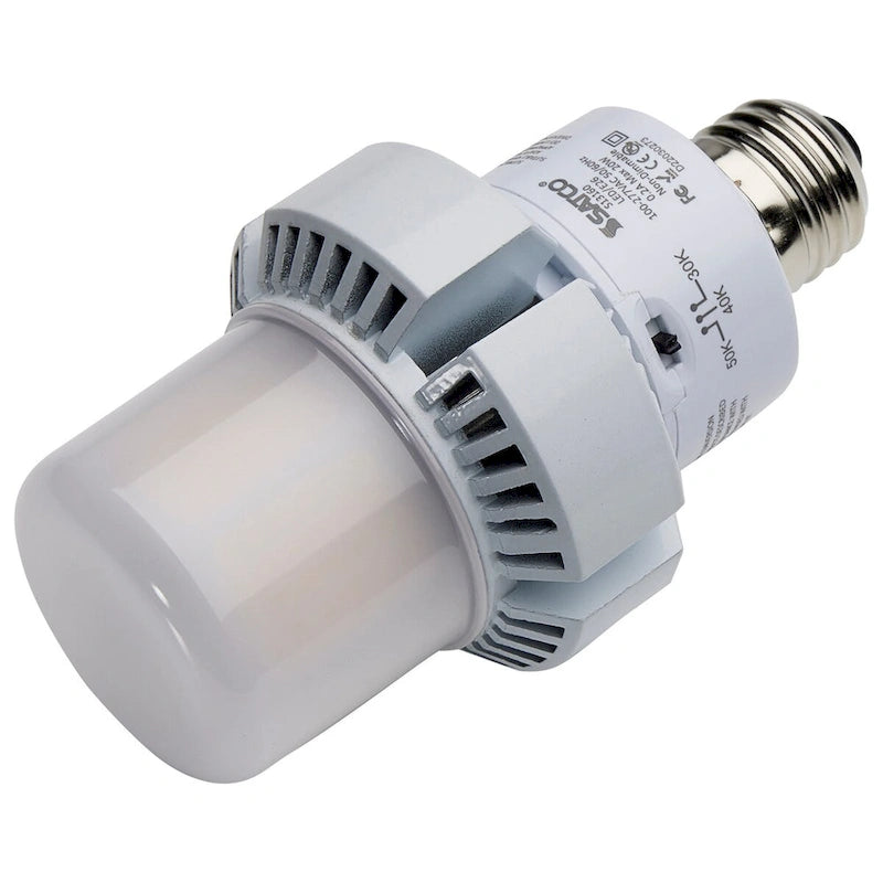 Ampoule LED A-Plus 23 de 20 watts, température de couleur sélectionnable (3000 K/4000 K/5000 K), culot moyen, 100-277 volts, technologie ColorQuick - Blanc - Non applicable