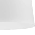 Suspension Clarion Collection à une lumière, nickel poli, blanc gravé, style transitionnel - 26,7 cm x 26,7 cm x 40,3 cm