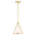 Suspension Fulton 1 lumière en or antique