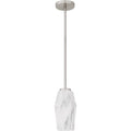 Fogel 1-Light Brushed Nickel Mini Pendant