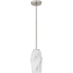 Fogel 1-Light Brushed Nickel Mini Pendant