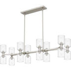 Ramada 16-Light Brushed Nickel Island Light