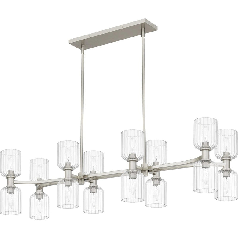 Ramada 16-Light Brushed Nickel Island Light