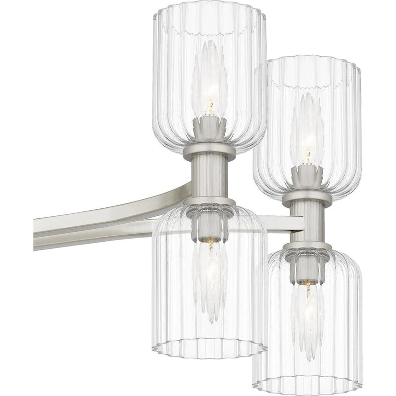 Ramada 16-Light Brushed Nickel Island Light