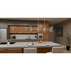 Ramada 16-Light Brushed Nickel Island Light