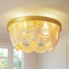 20  Boho Crystal Ceiling Fans with Lights Flush Mount