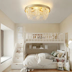 20 Ventilateurs de plafond bohèmes en cristal avec éclairage encastré