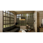 Suspension Alani à 4 lumières noir mat